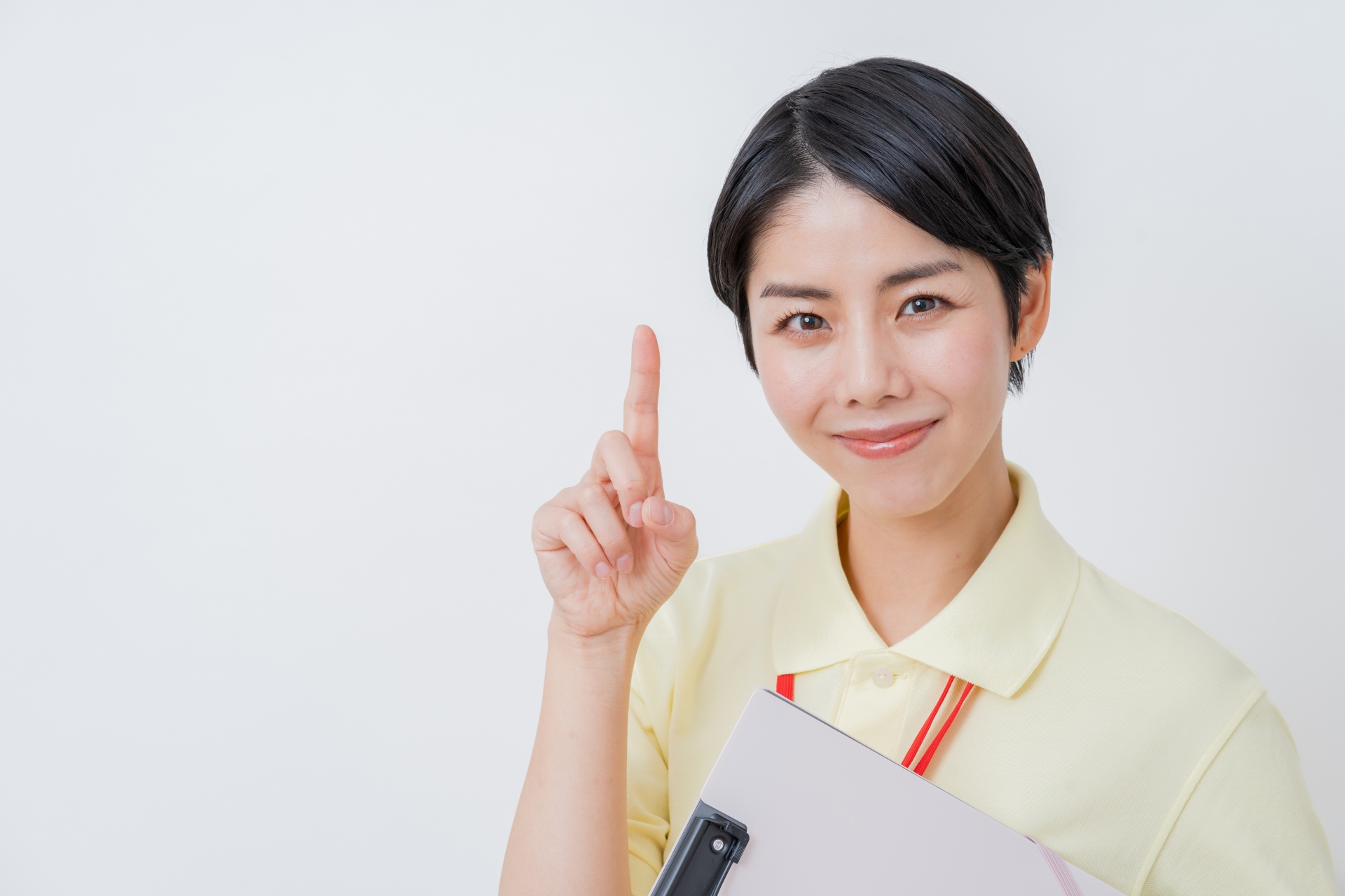 提案する女性