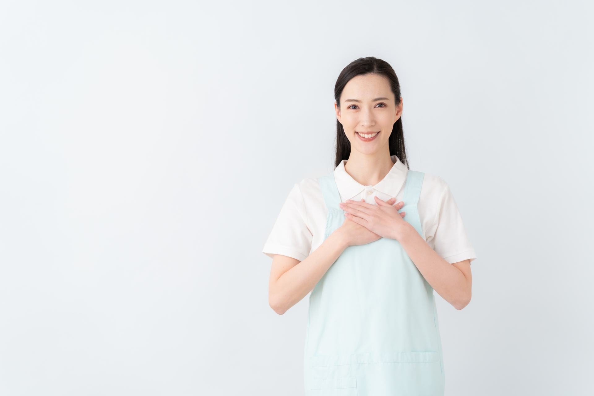 安心する女性