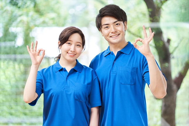 OKする男女