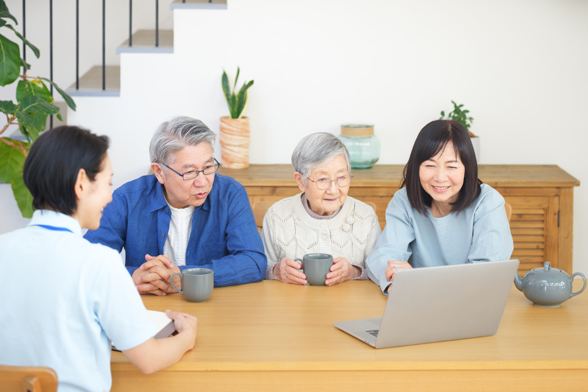 笑顔の家族