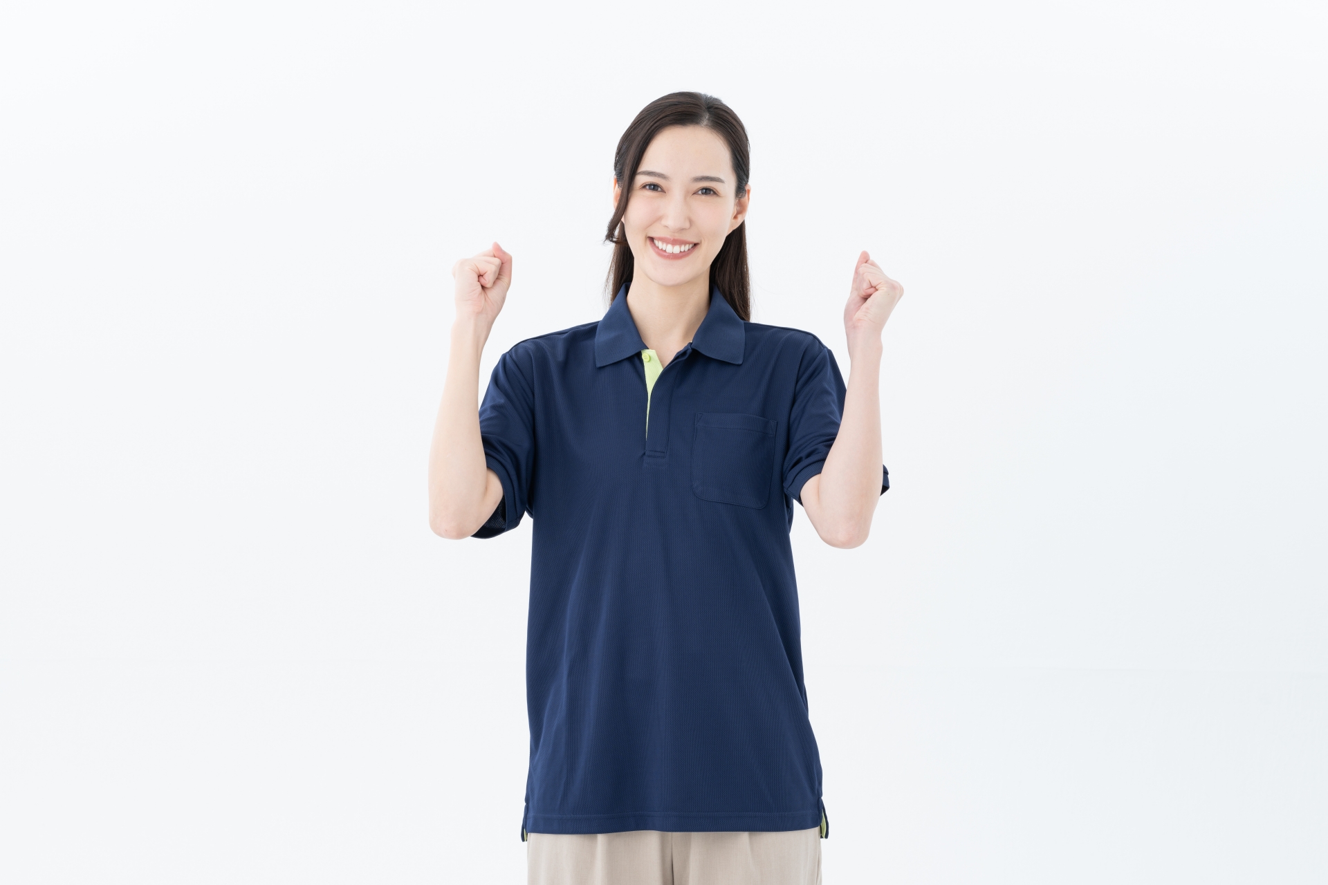 やる気に満ちた女性
