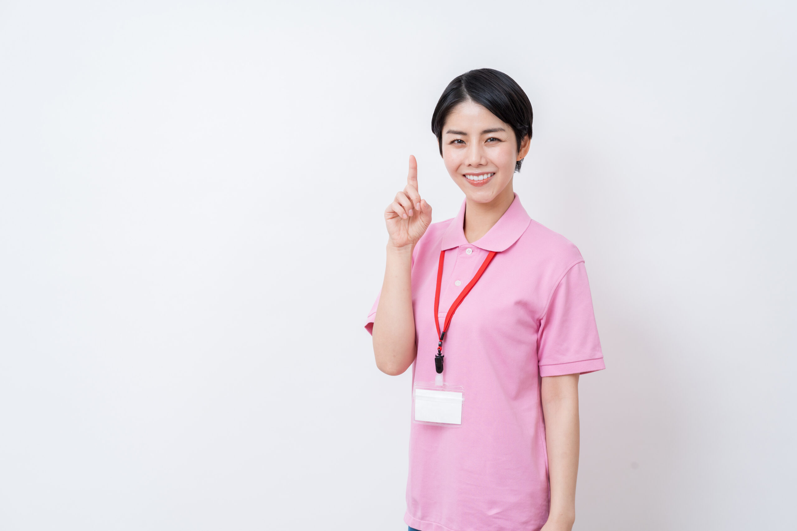 提案する介護士
