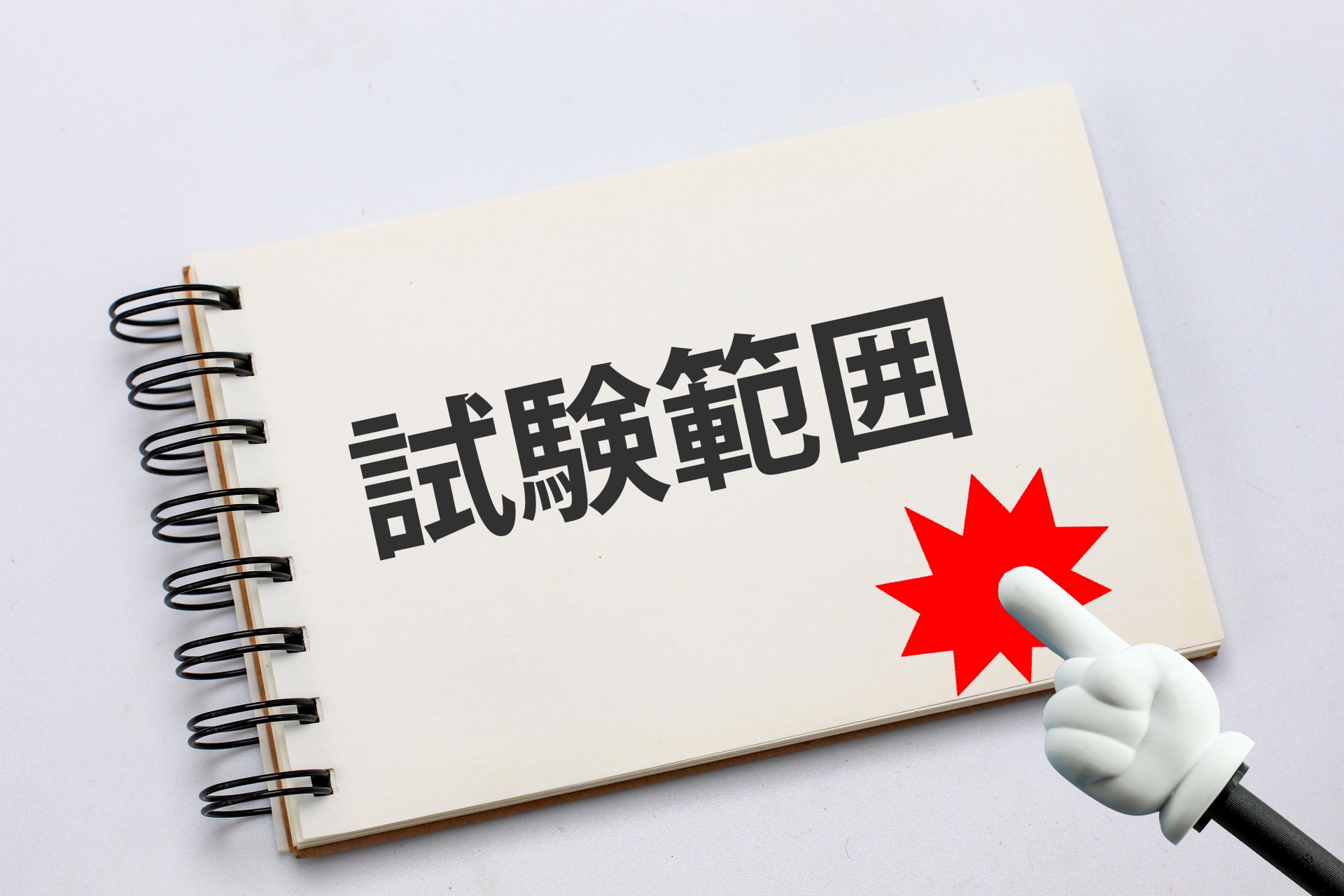 試験範囲