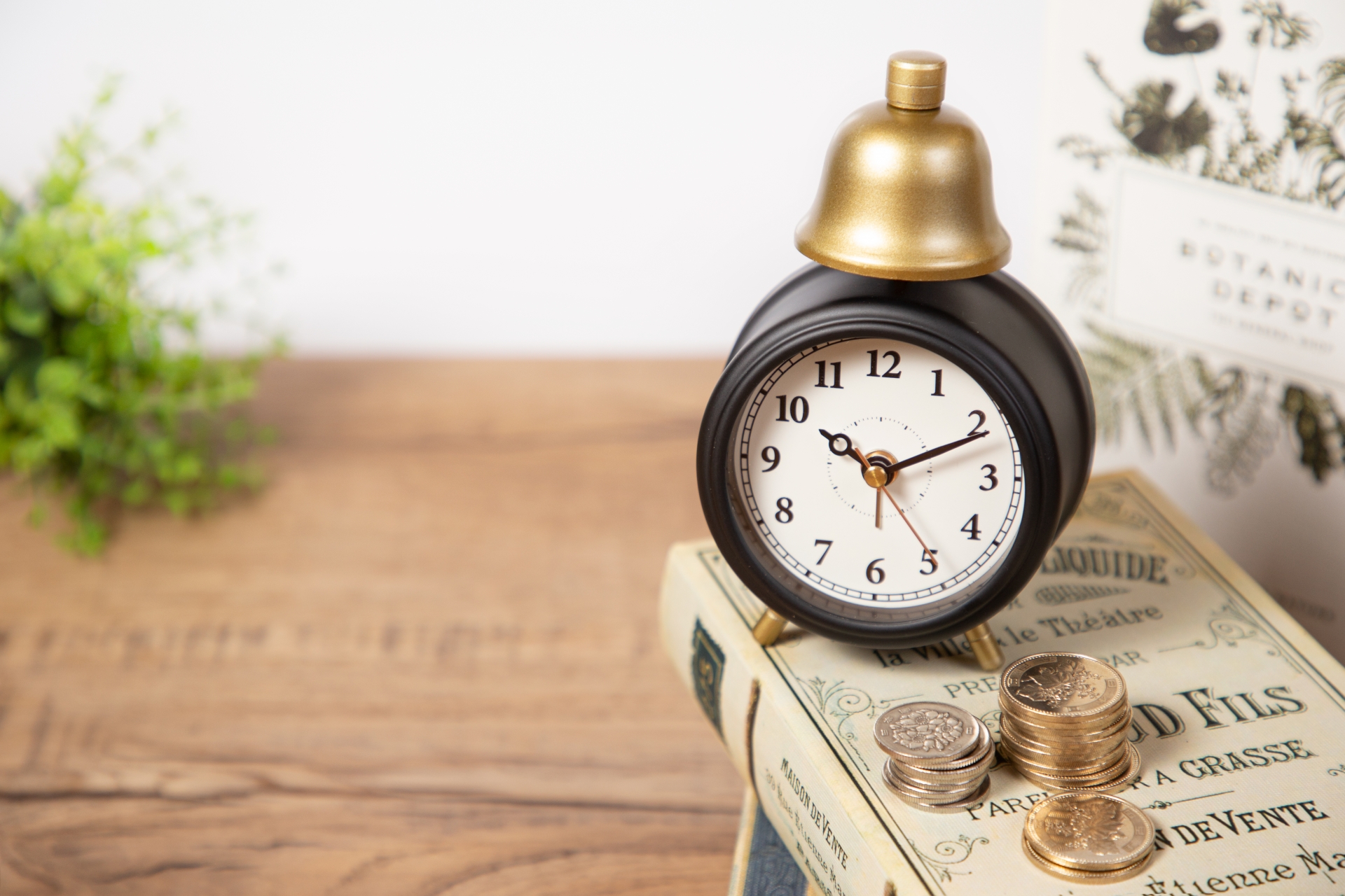 時間とお金のイメージ