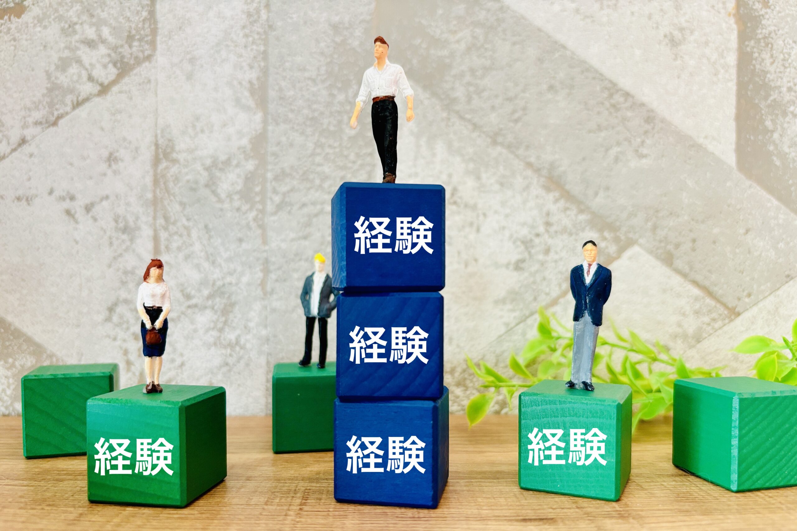 経験豊富な人、経験を積む