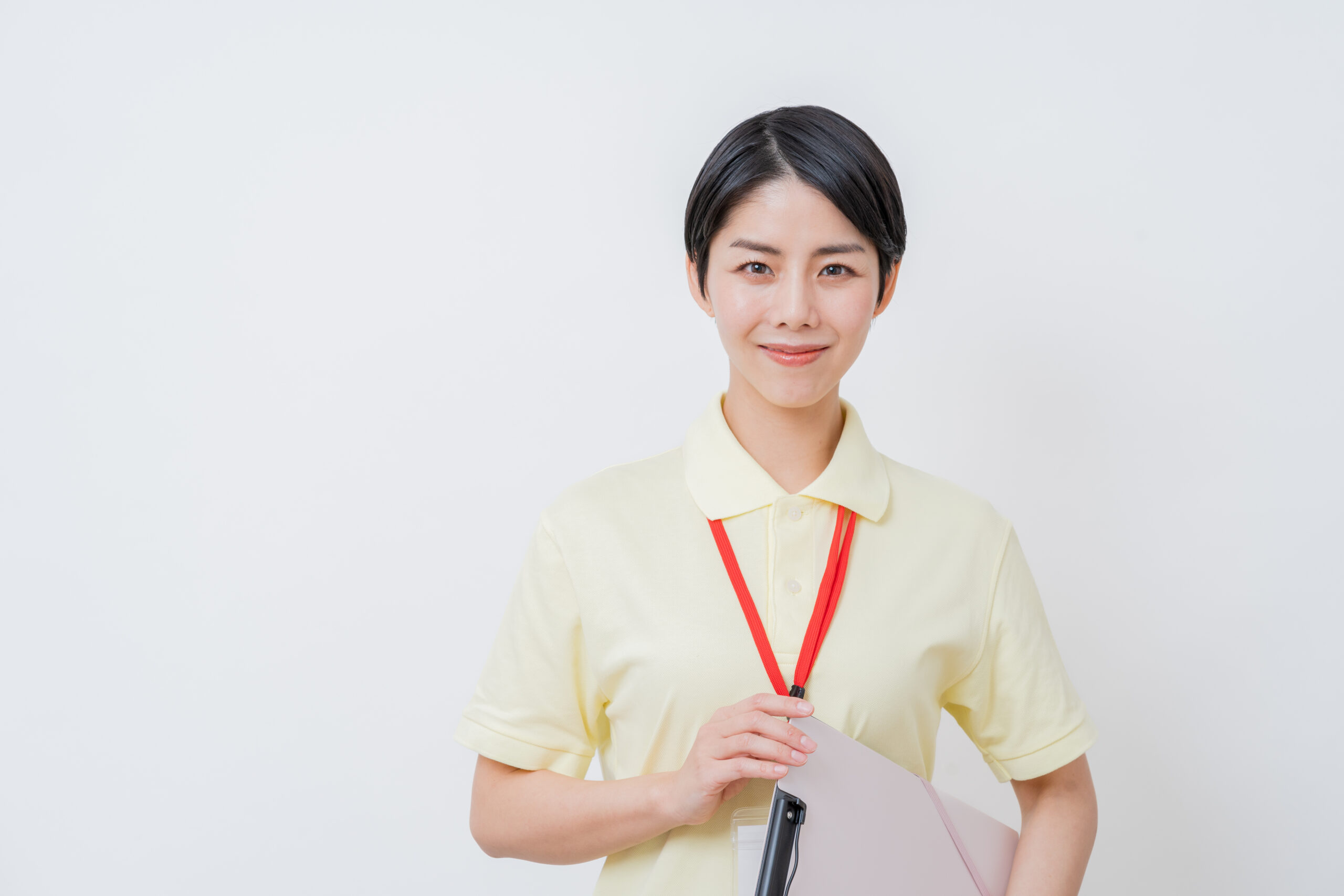 介護士の若い女性