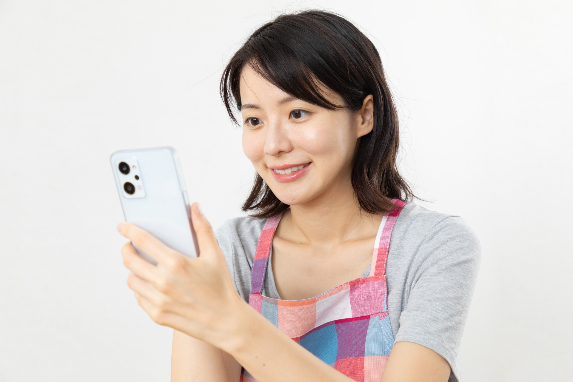 スマホを操作