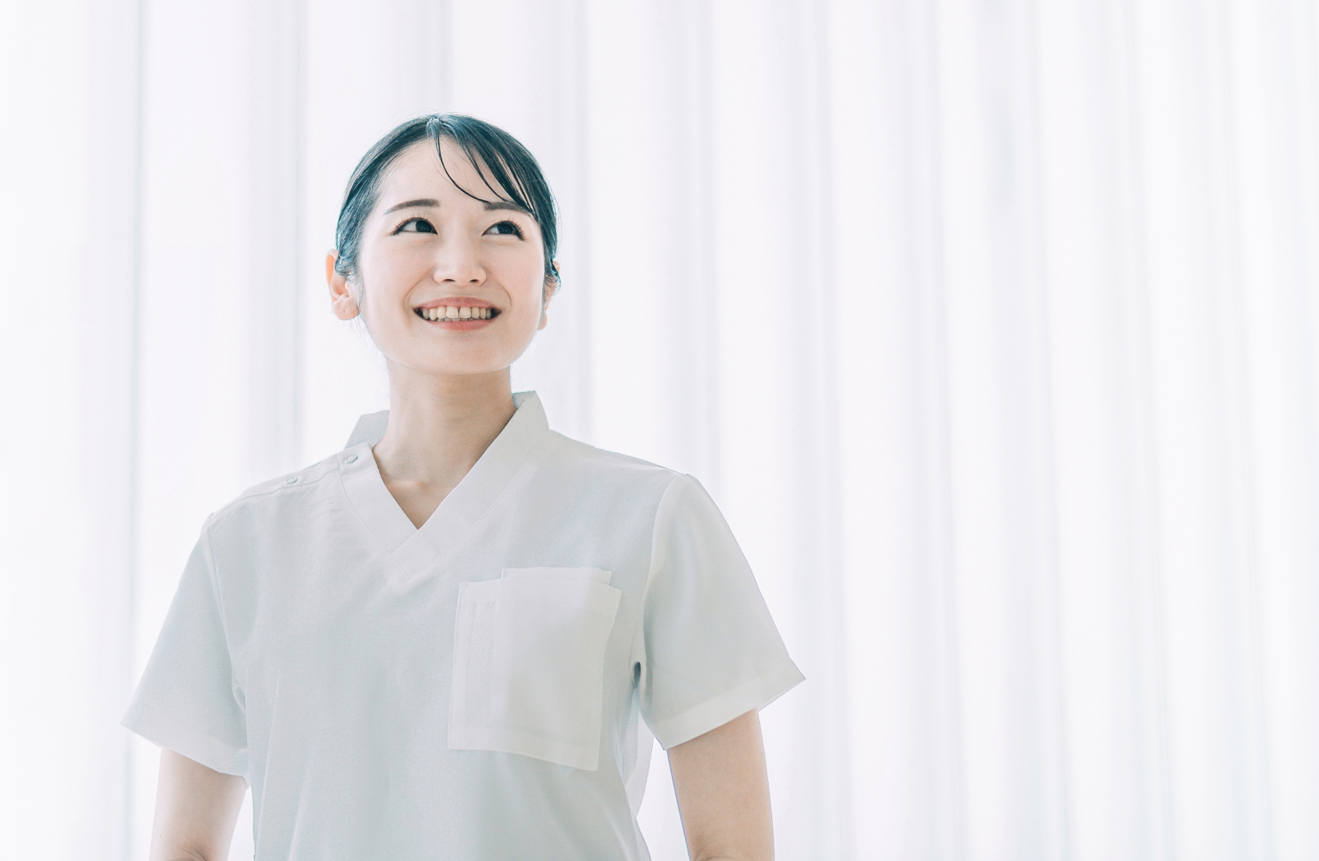 病院で働く医療スタッフ（看護師）