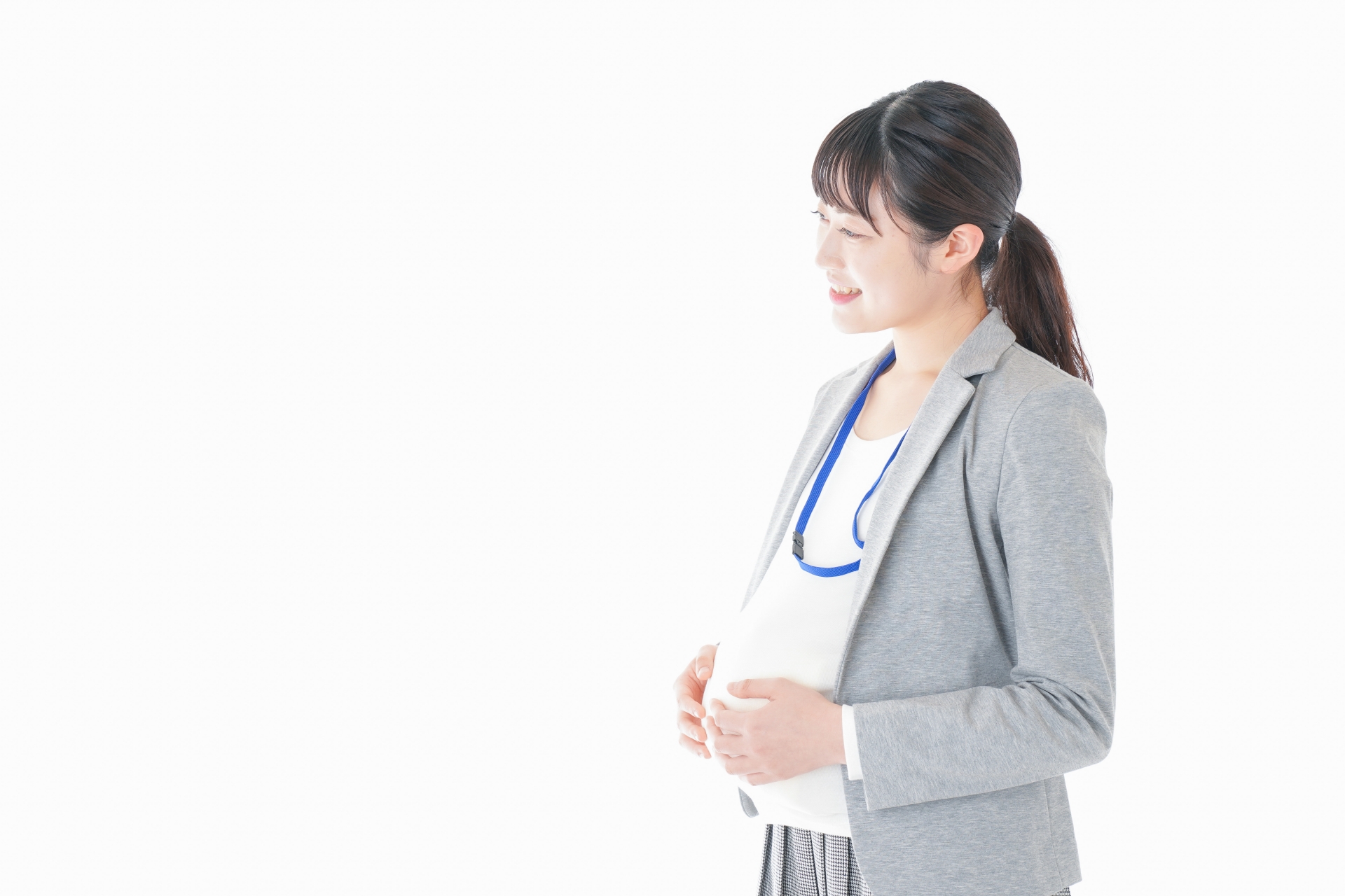妊娠中のビジネスウーマン