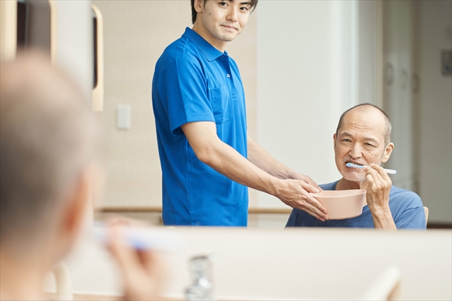 歯磨きの介助