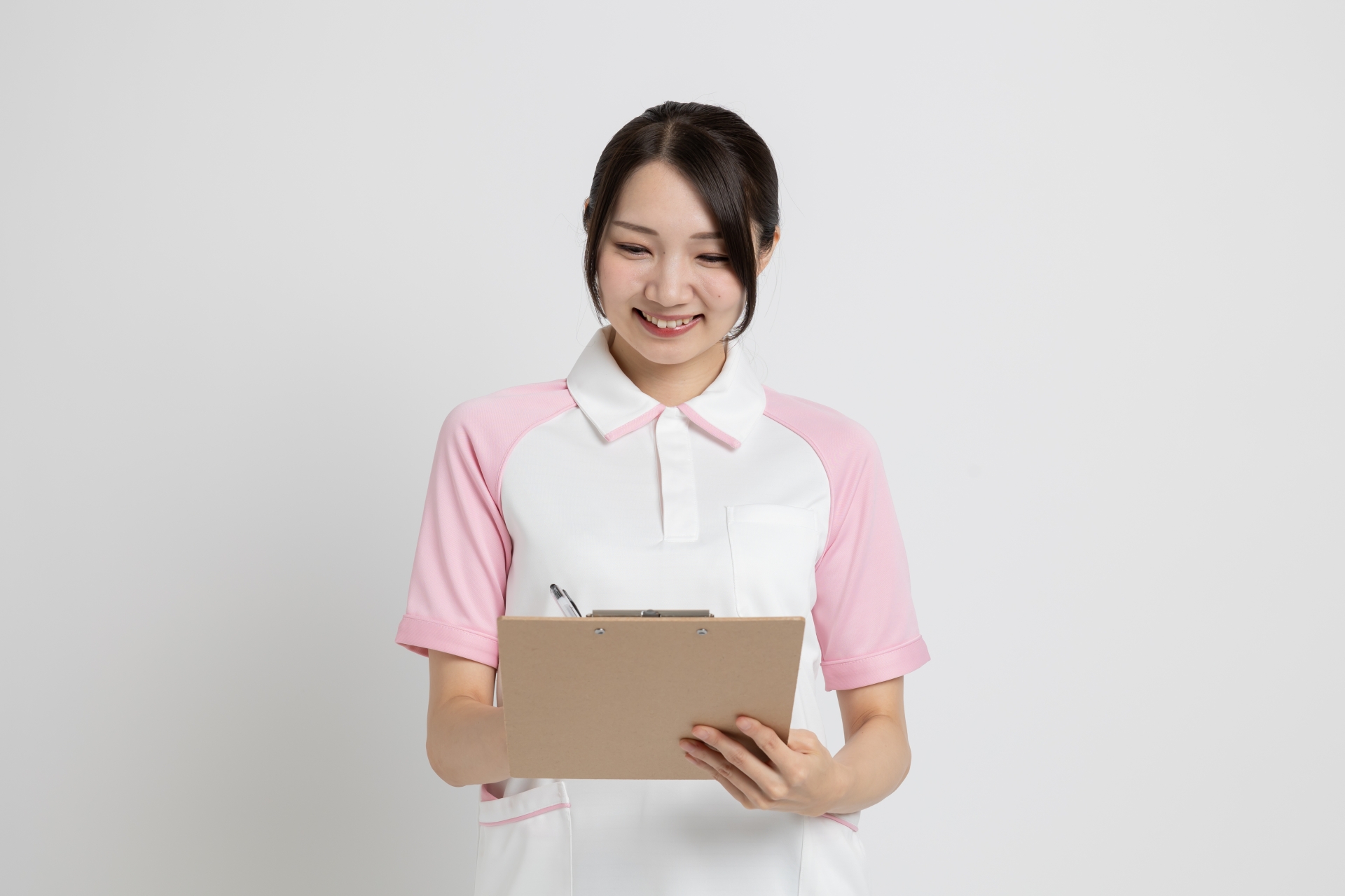 問診をする介護士