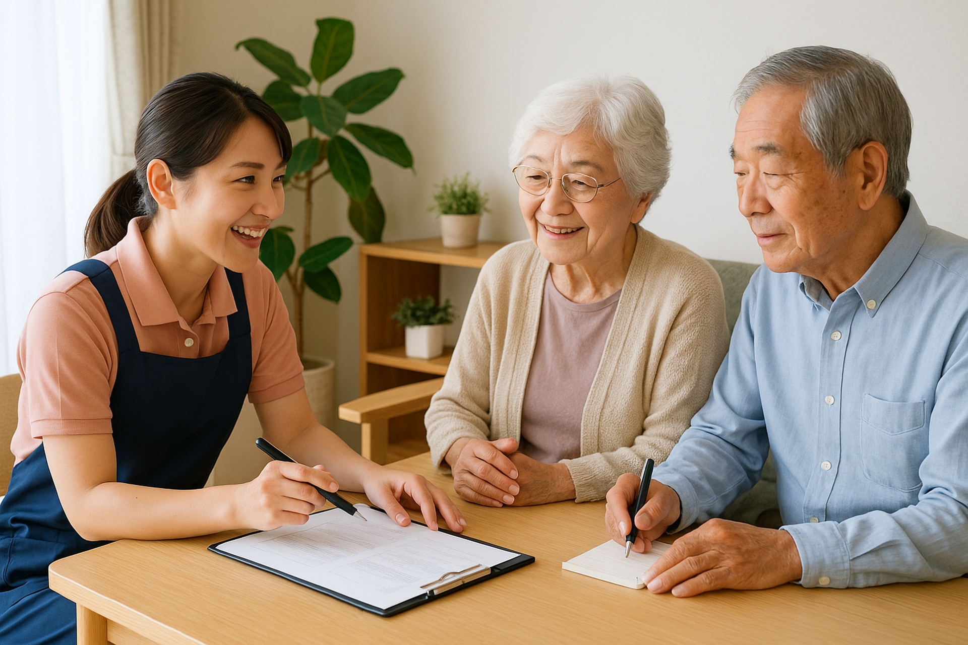 介護相談の面談風景