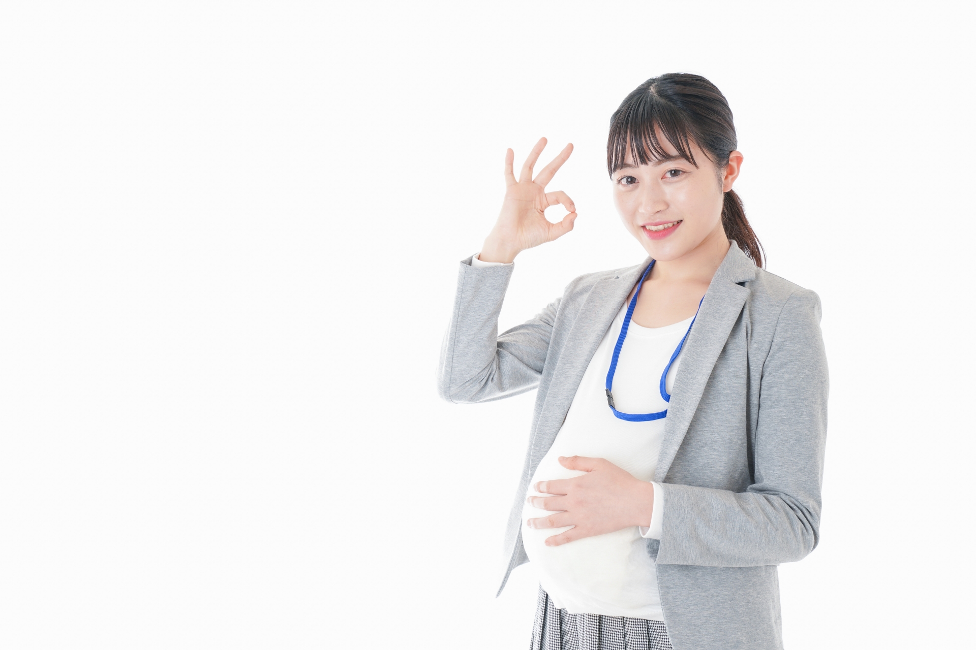 妊娠中の女性