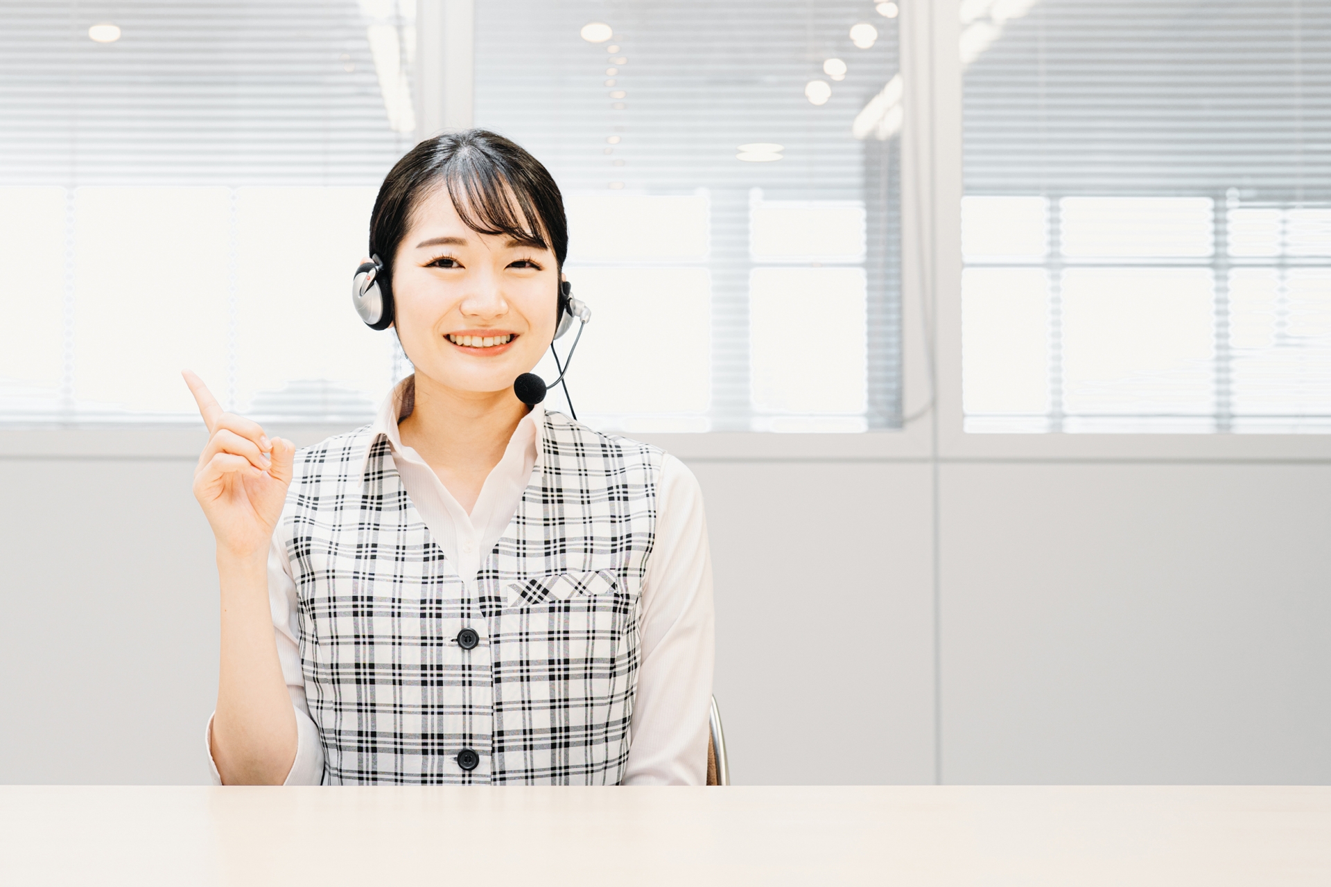 コールセンターの女性