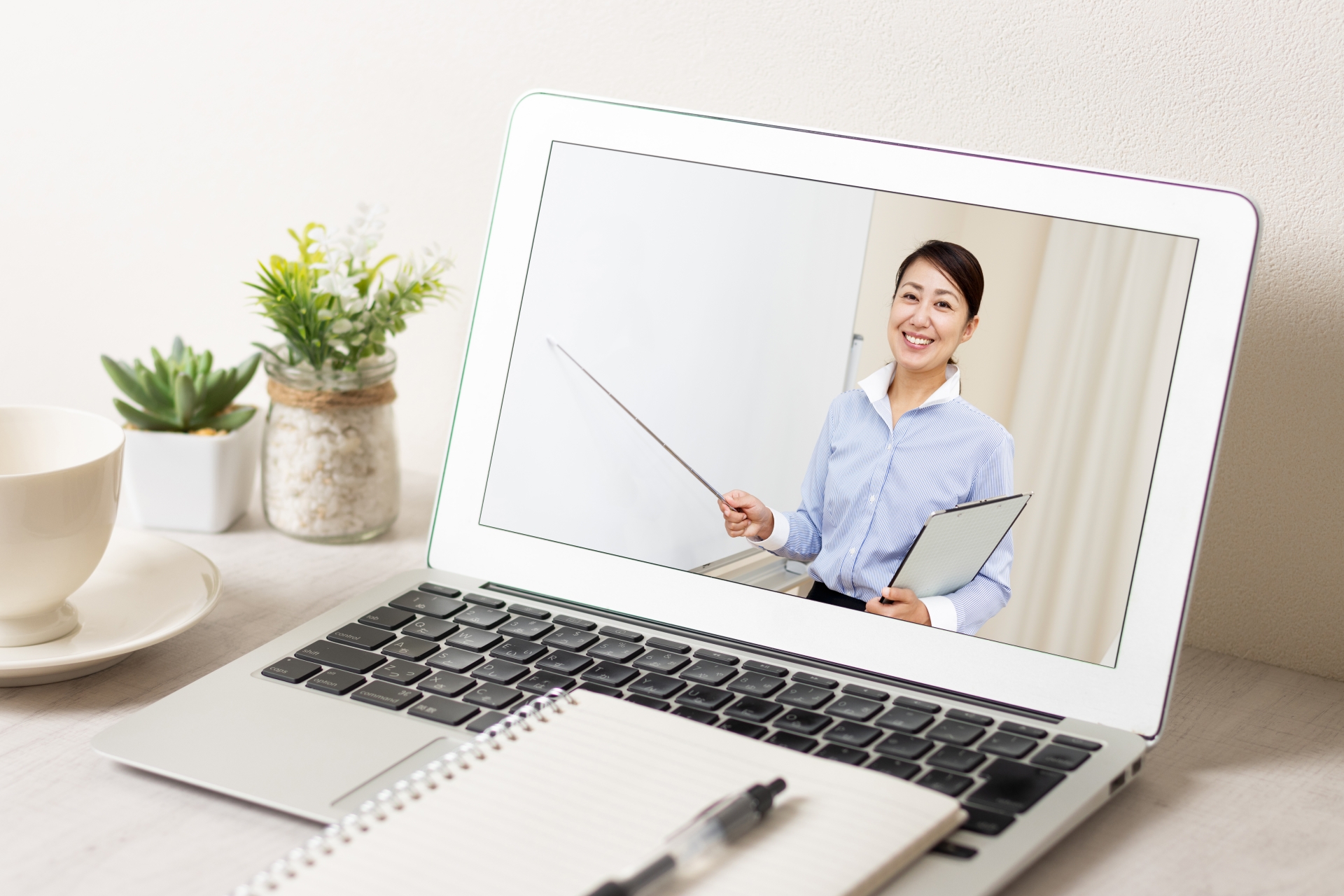 オンライン講義中の画面