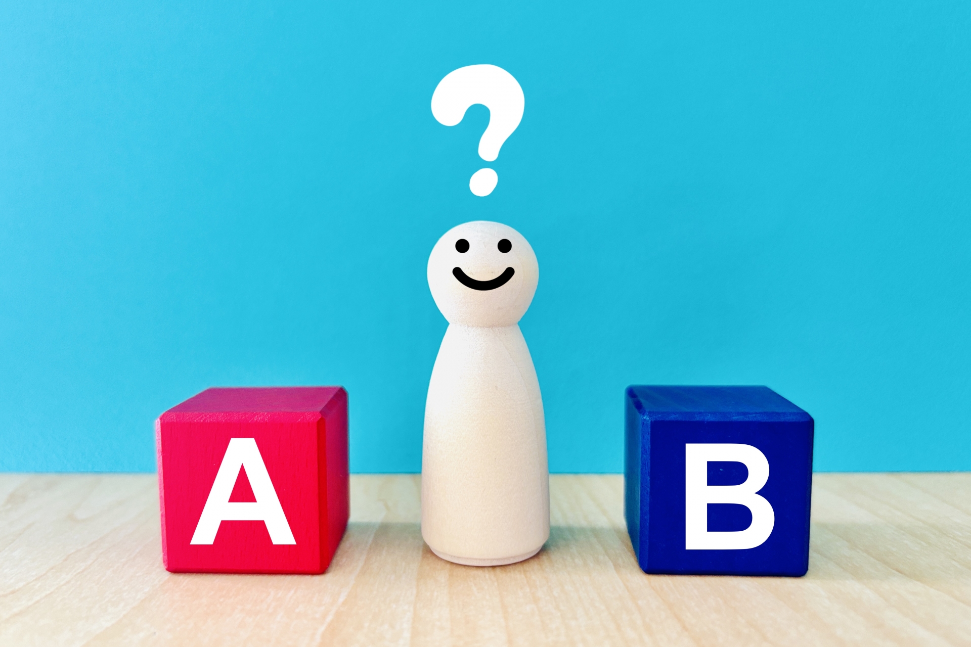 AかBか選択する