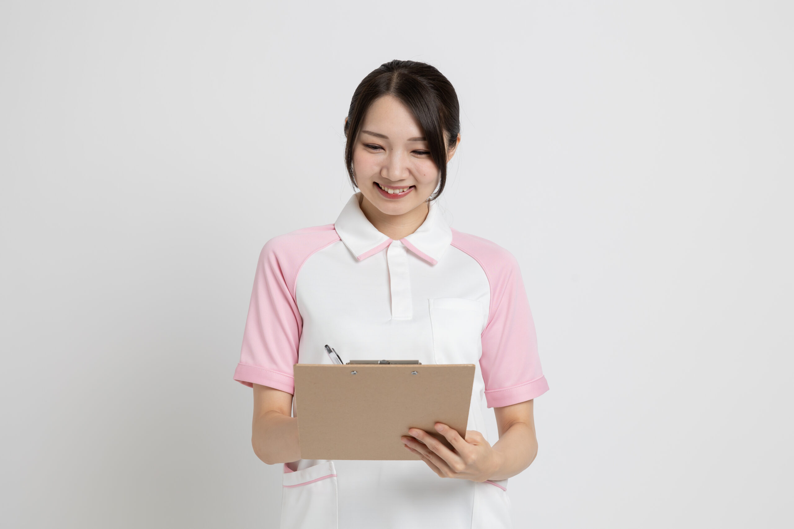 問診をする介護士