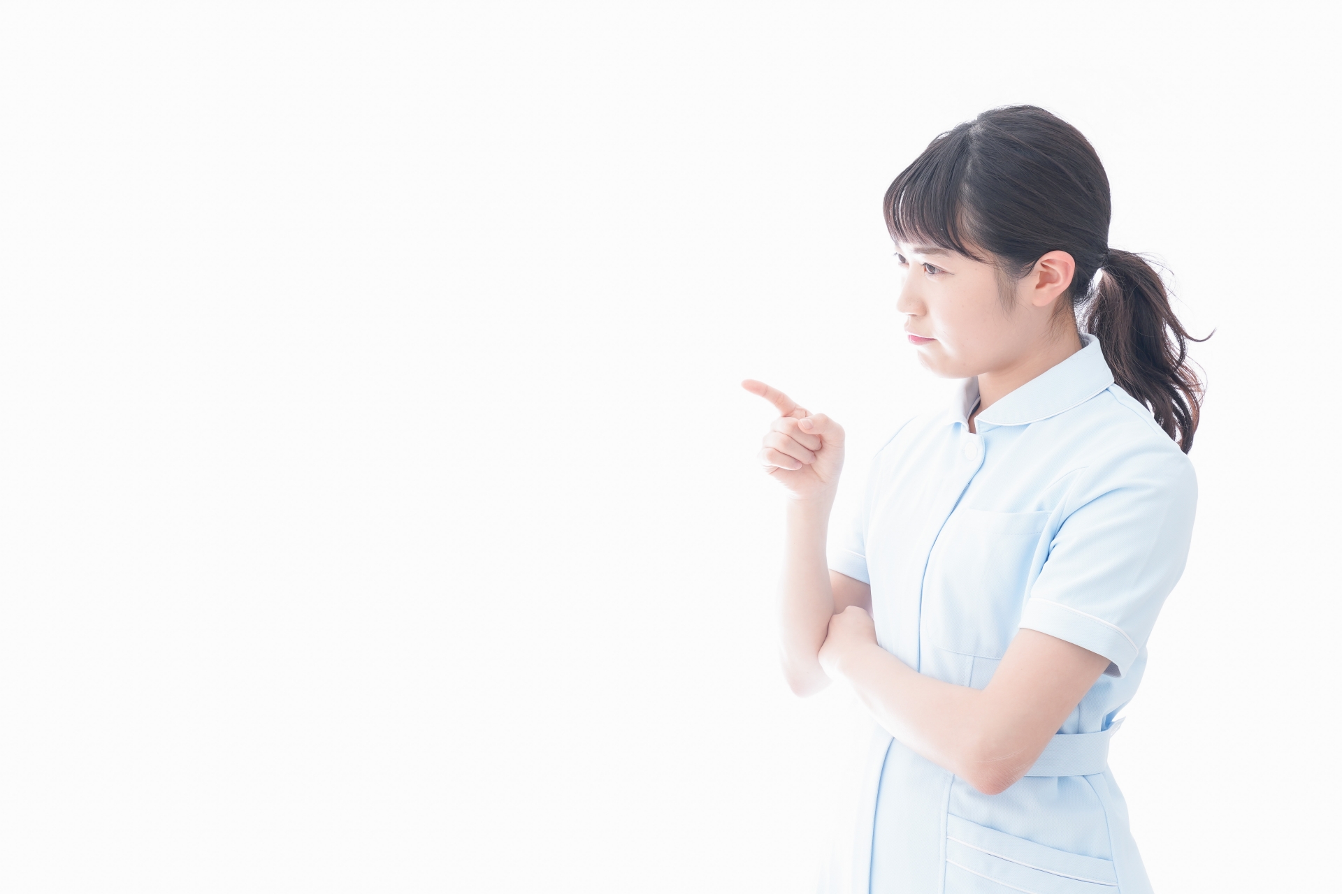 怒りを感じる看護師