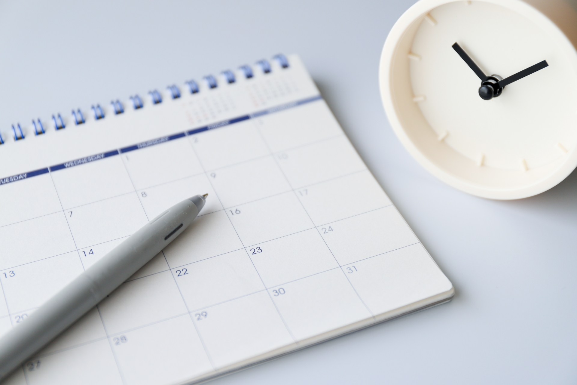 スケジュール帳とタイマー