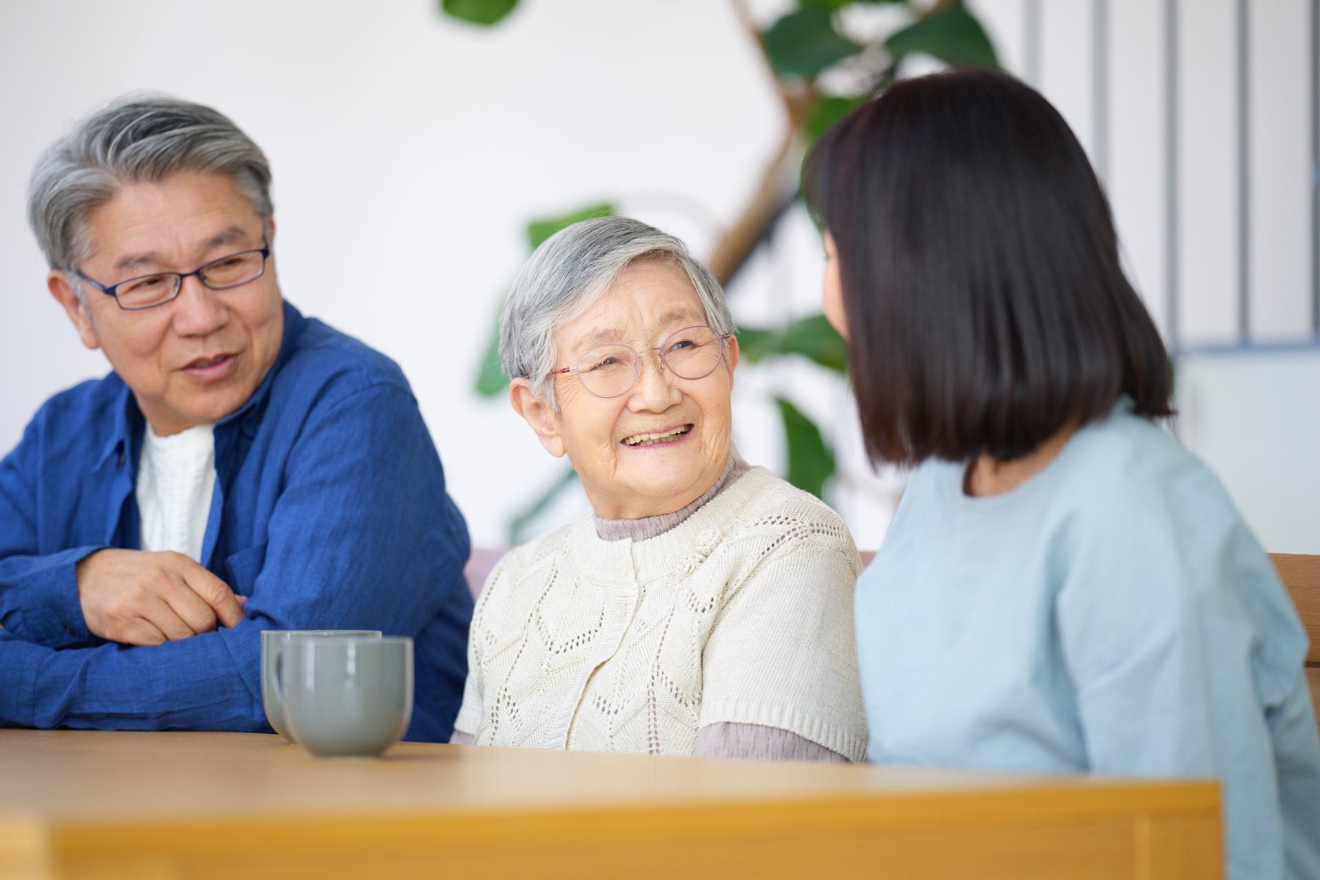 親子で会話