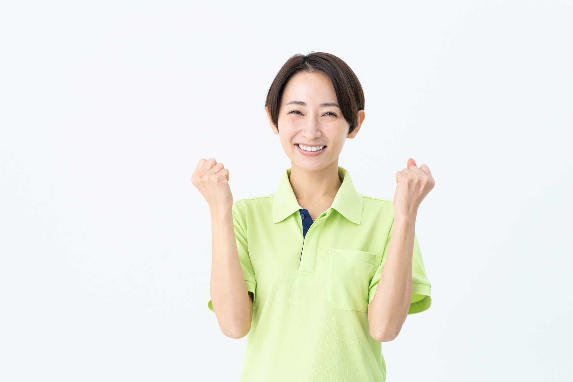 喜ぶ介護福祉士