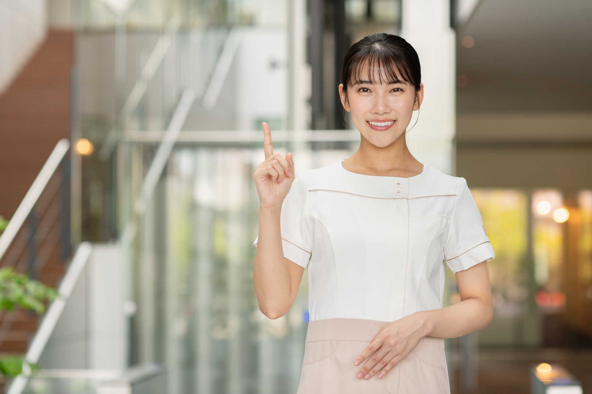 クリニックで働く女性