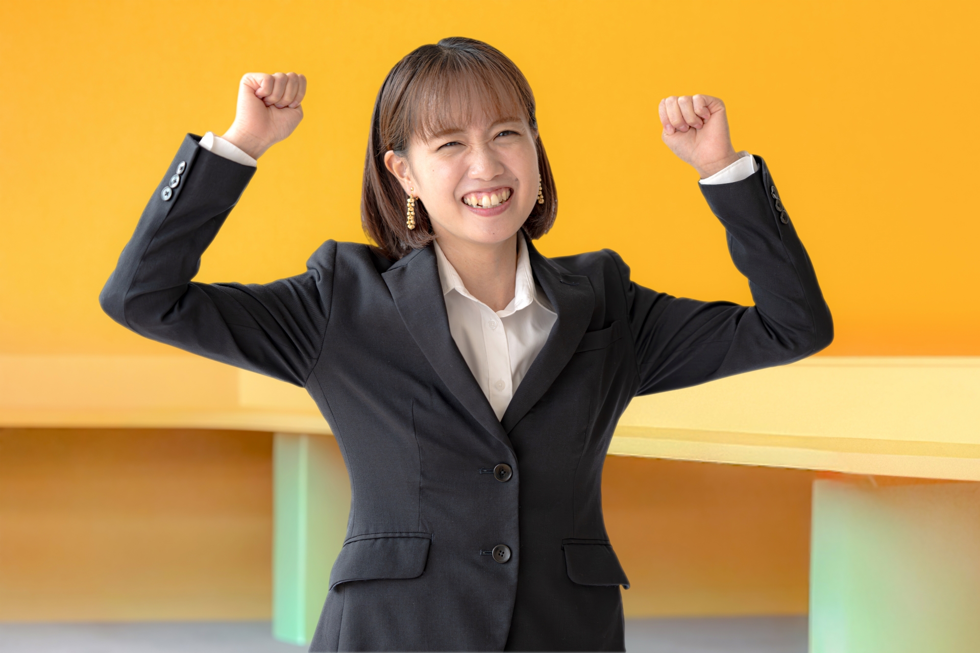 元気なビジネスウーマン