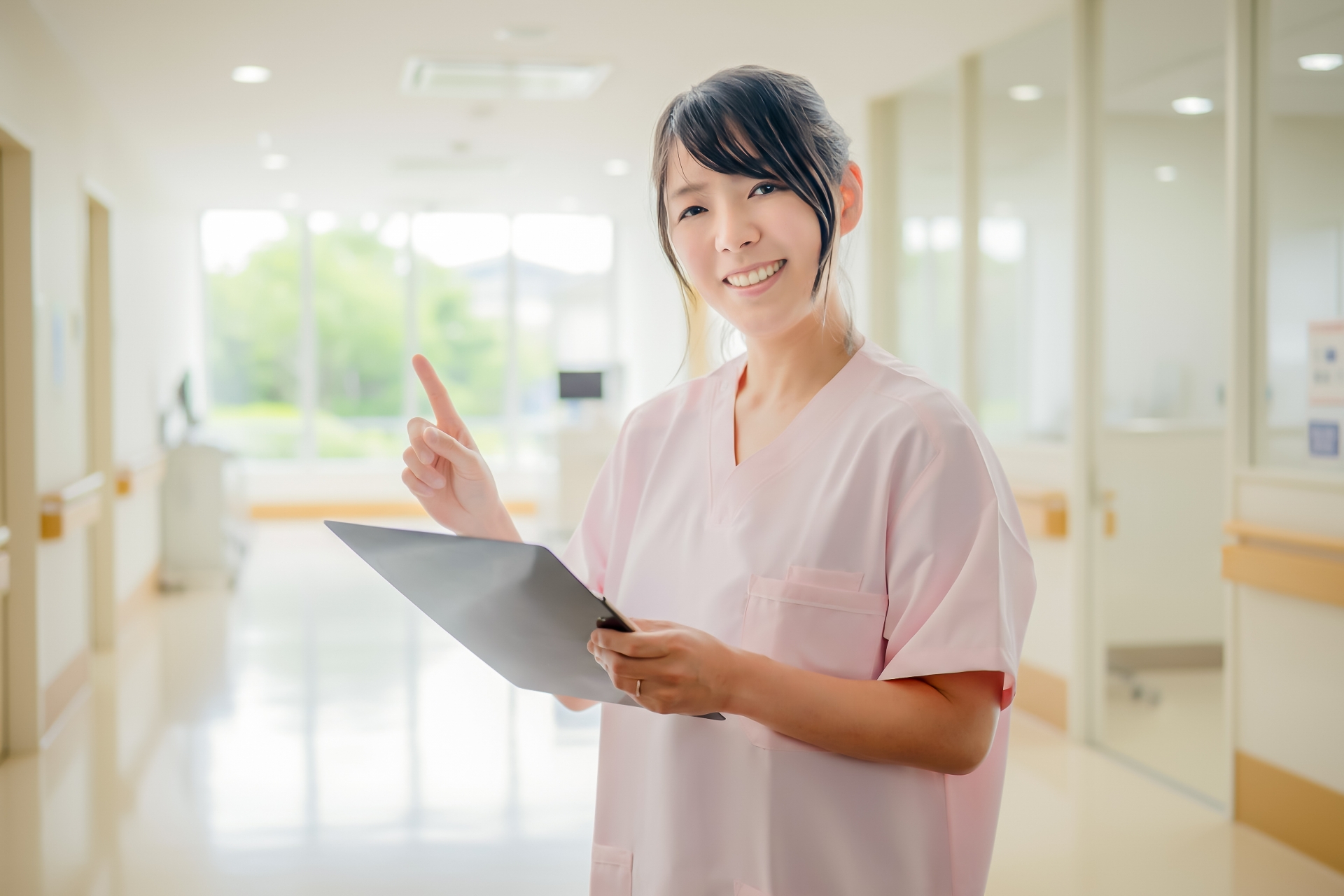 爽やかな医療女性
