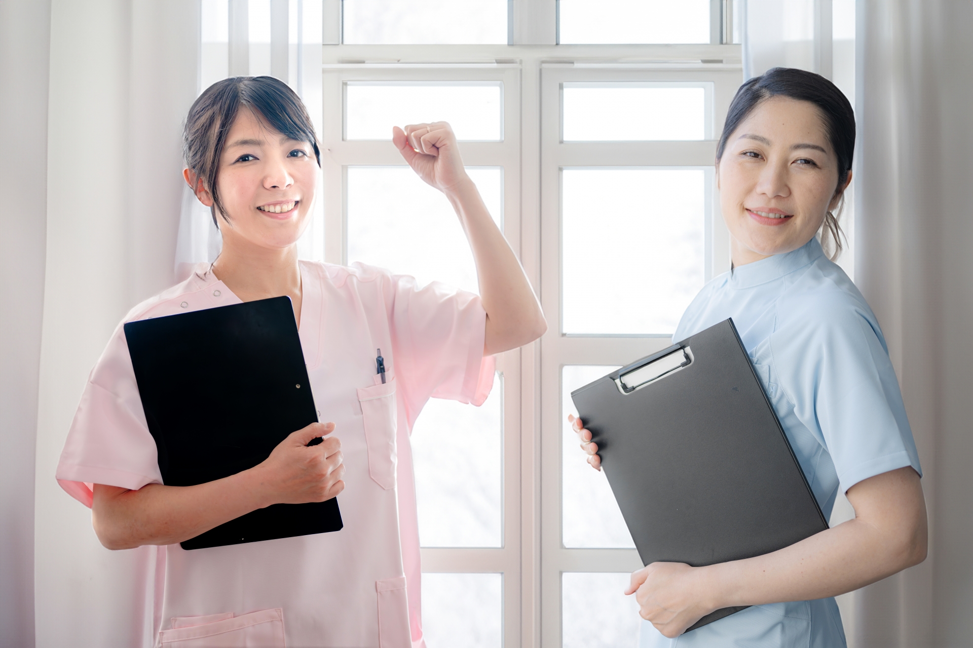 2人の医療系女性