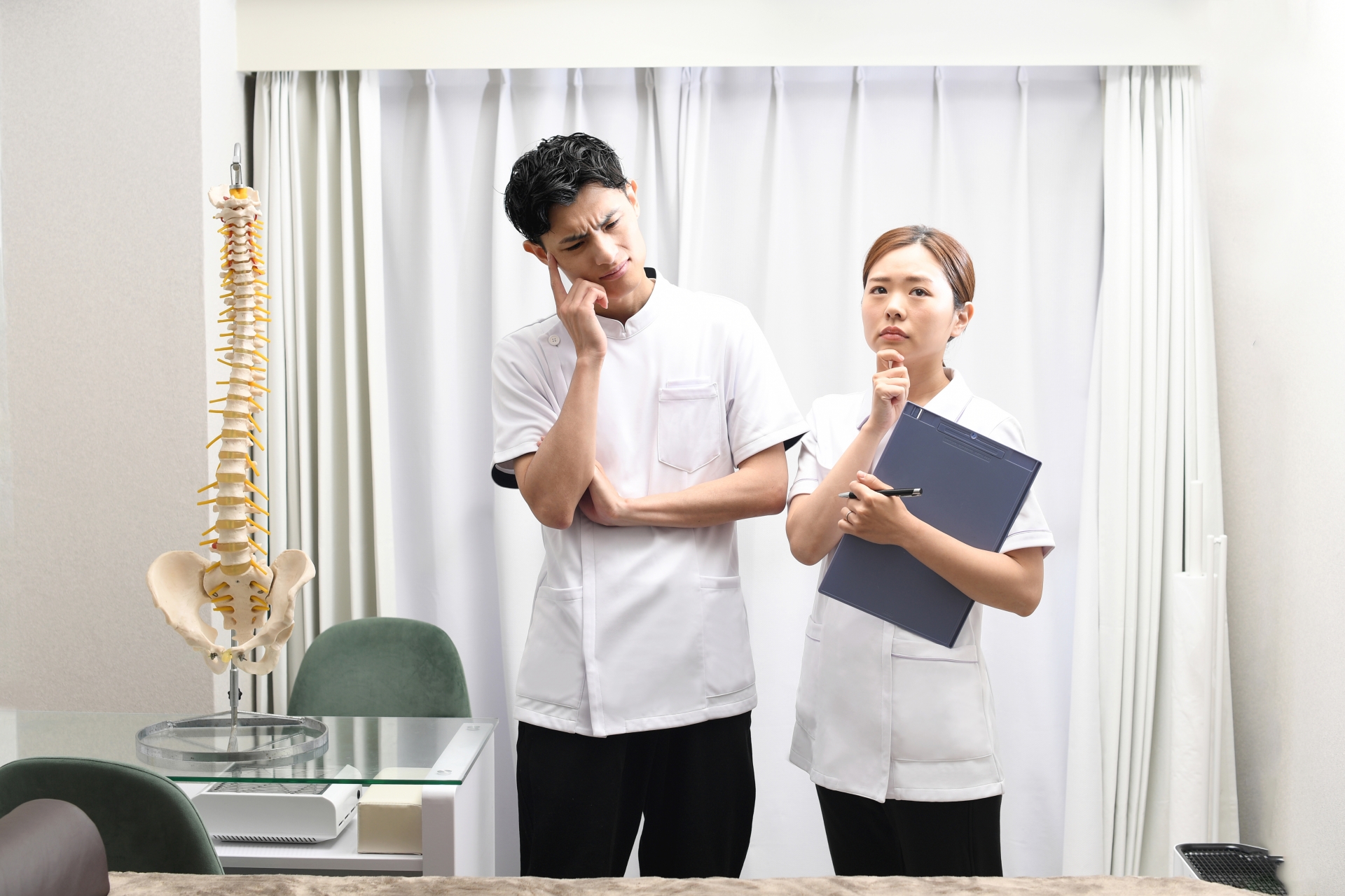 悩み中