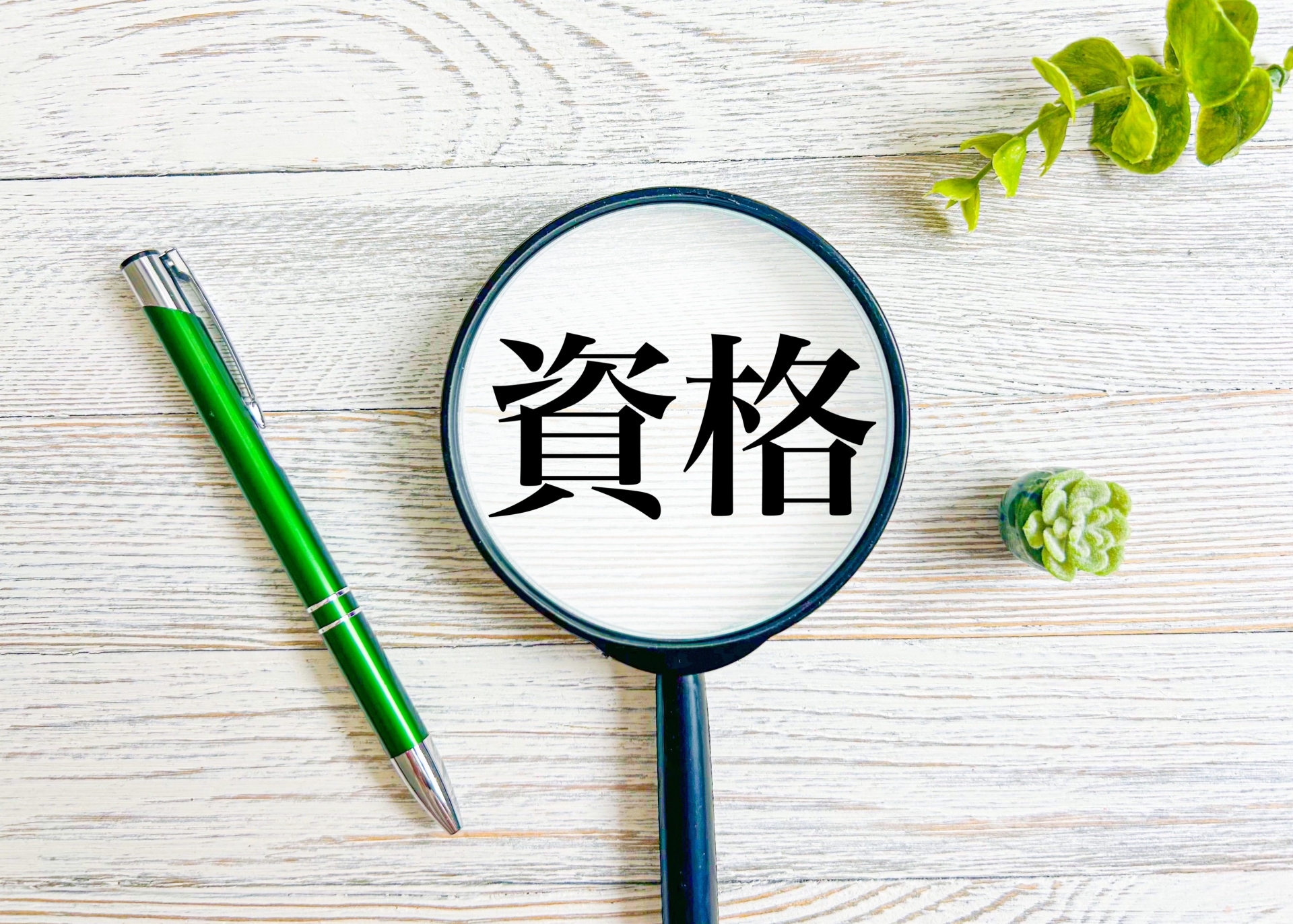 資格の文字素材