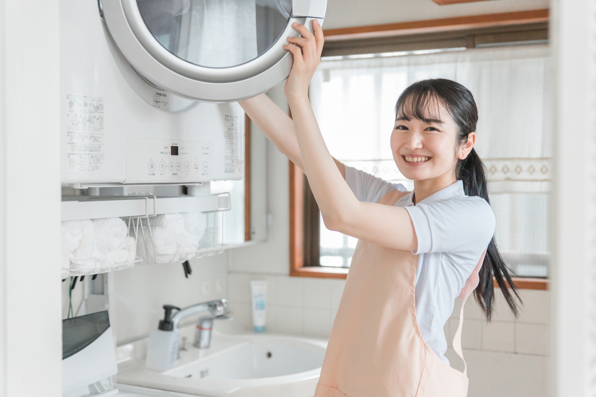 家政婦・ハウスキーパー・家事代行スタッフ（乾燥機）