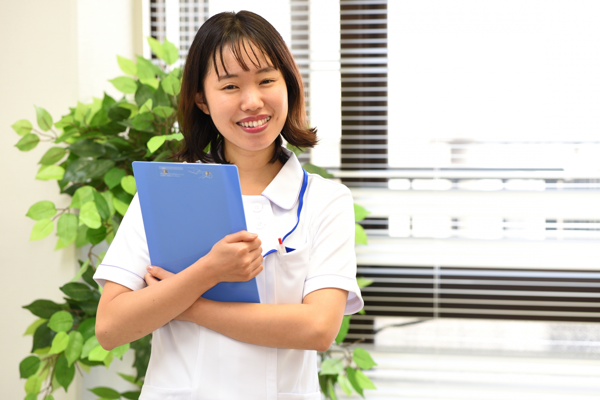 笑顔のケアスタッフ