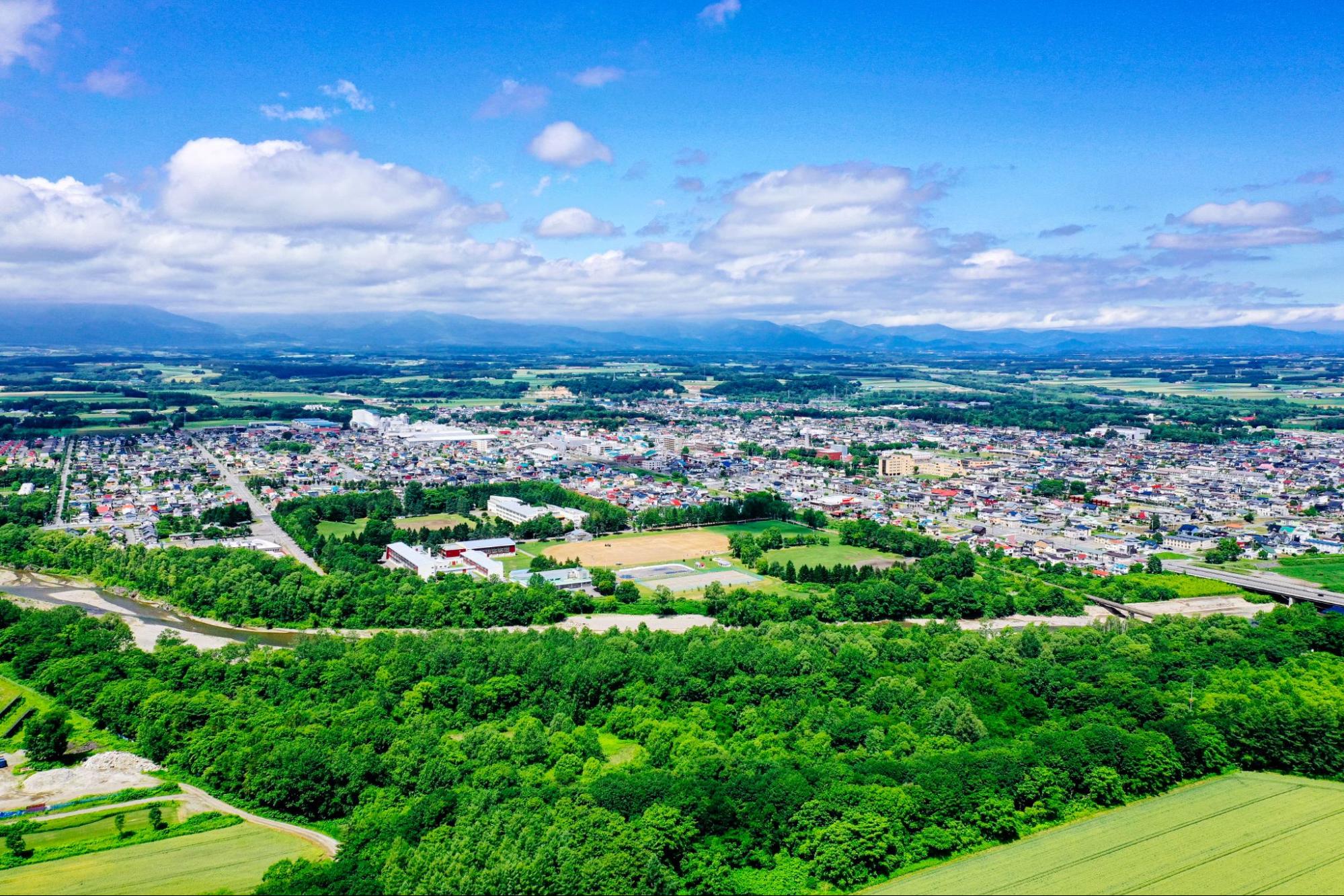 十勝の空撮