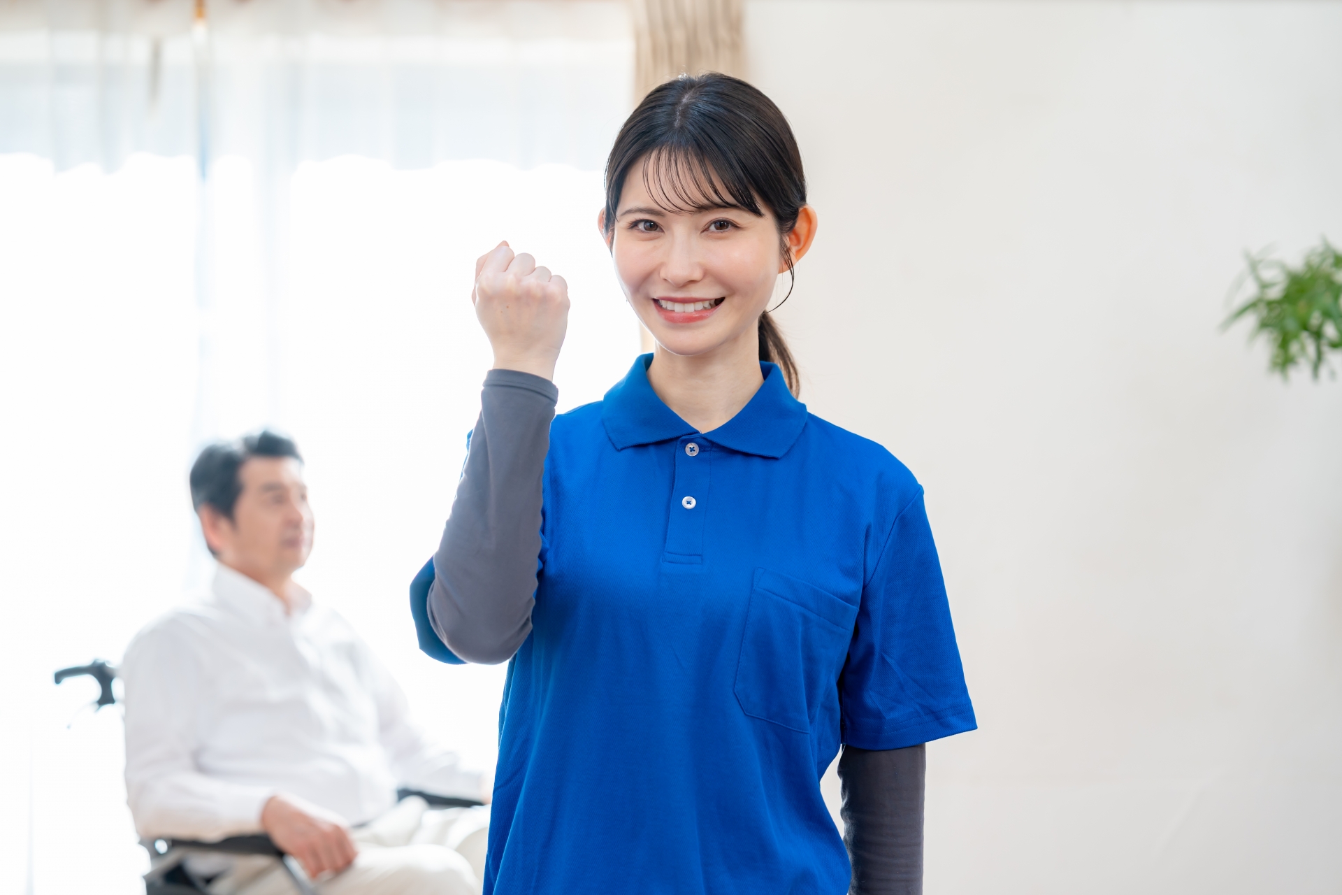 介護士の女性