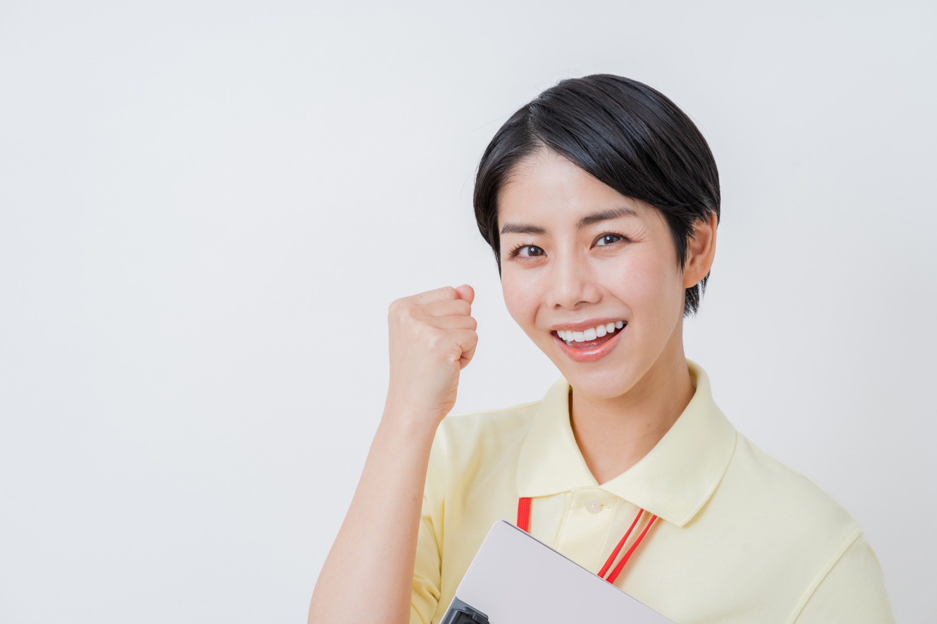 介護士の女性。