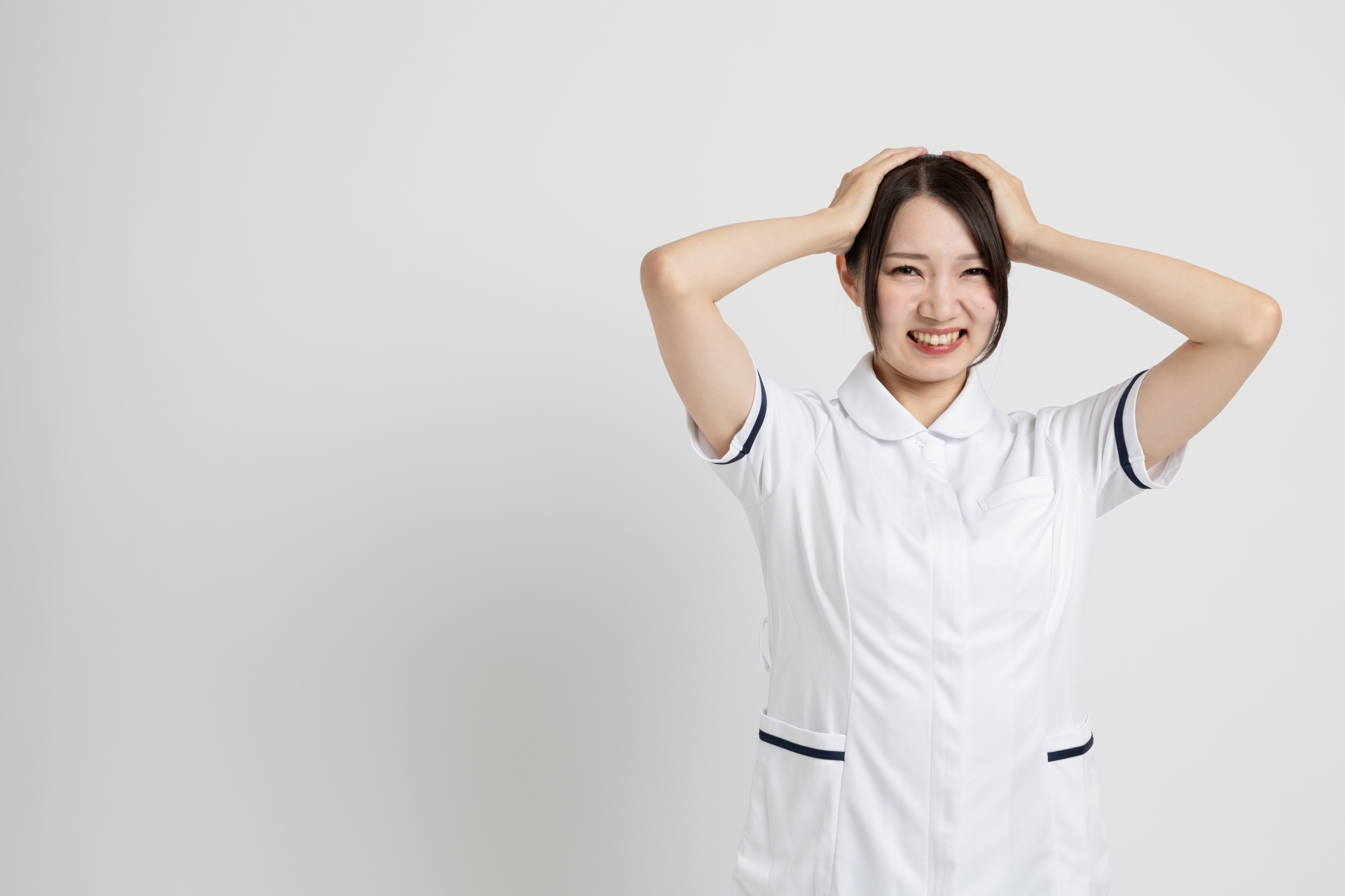 困っている看護師