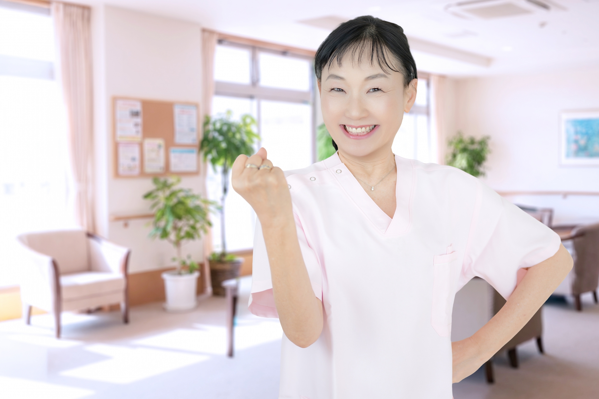 元気な介護スタッフ