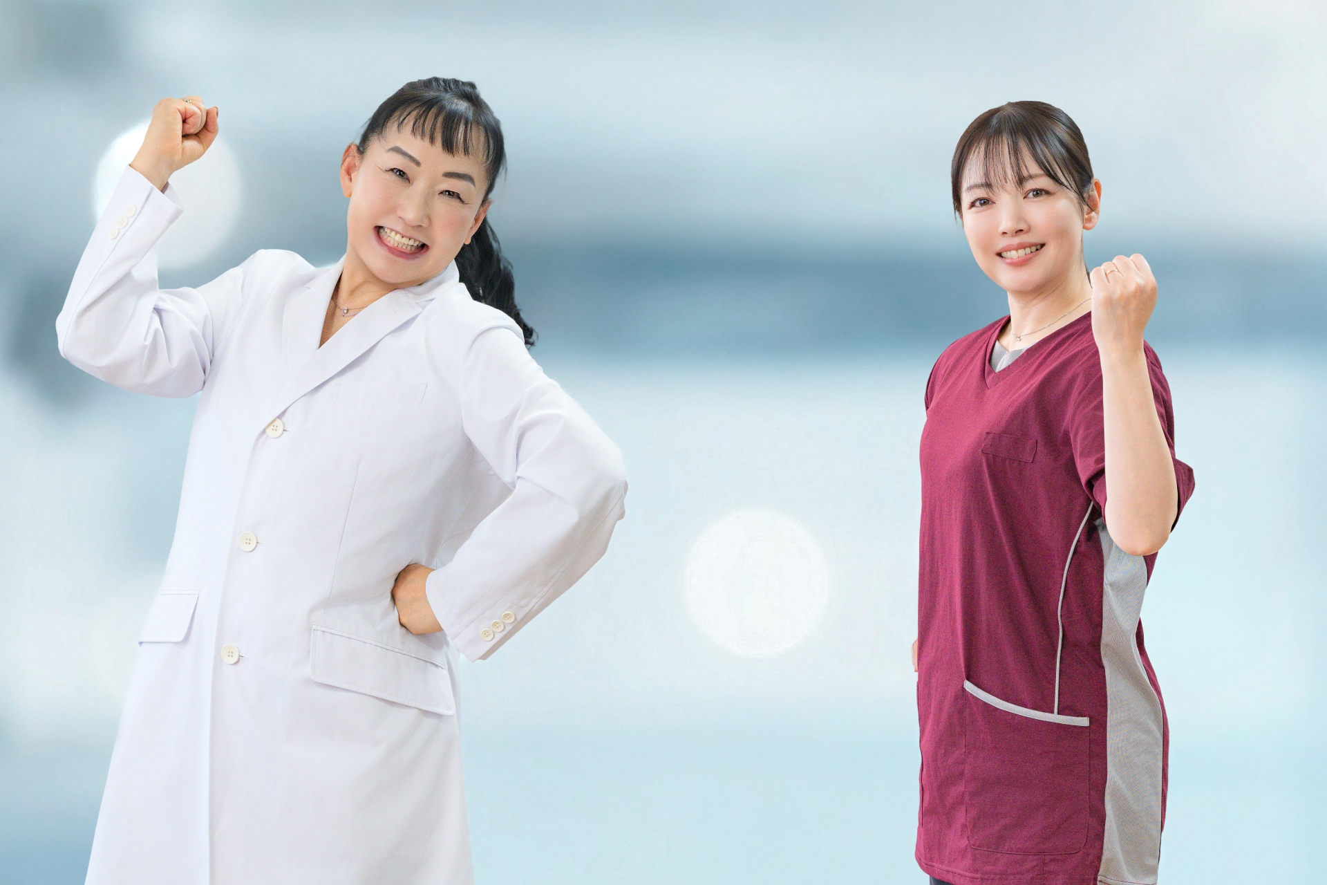 元気な医療女性たち