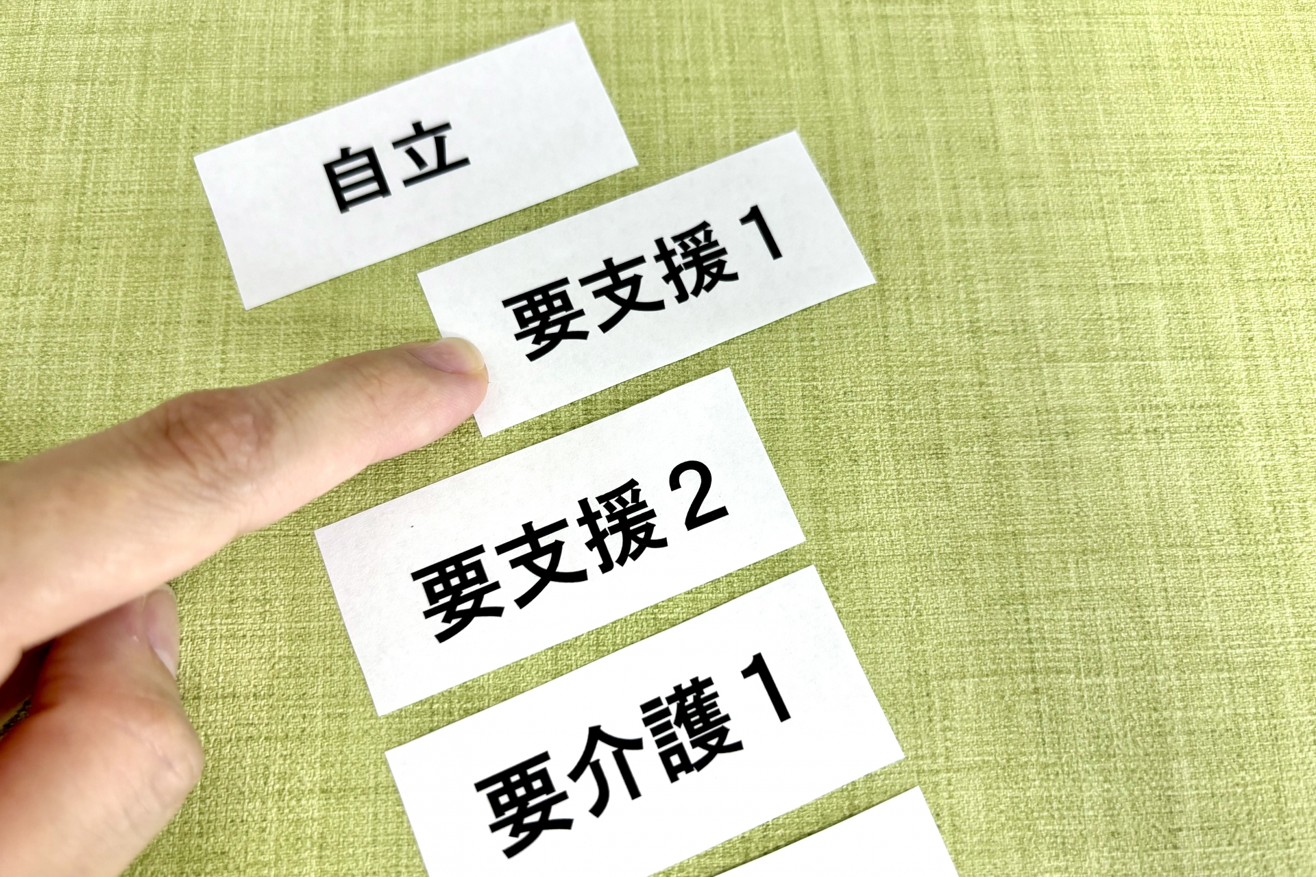 要介護認定　介護保険制度の要支援1