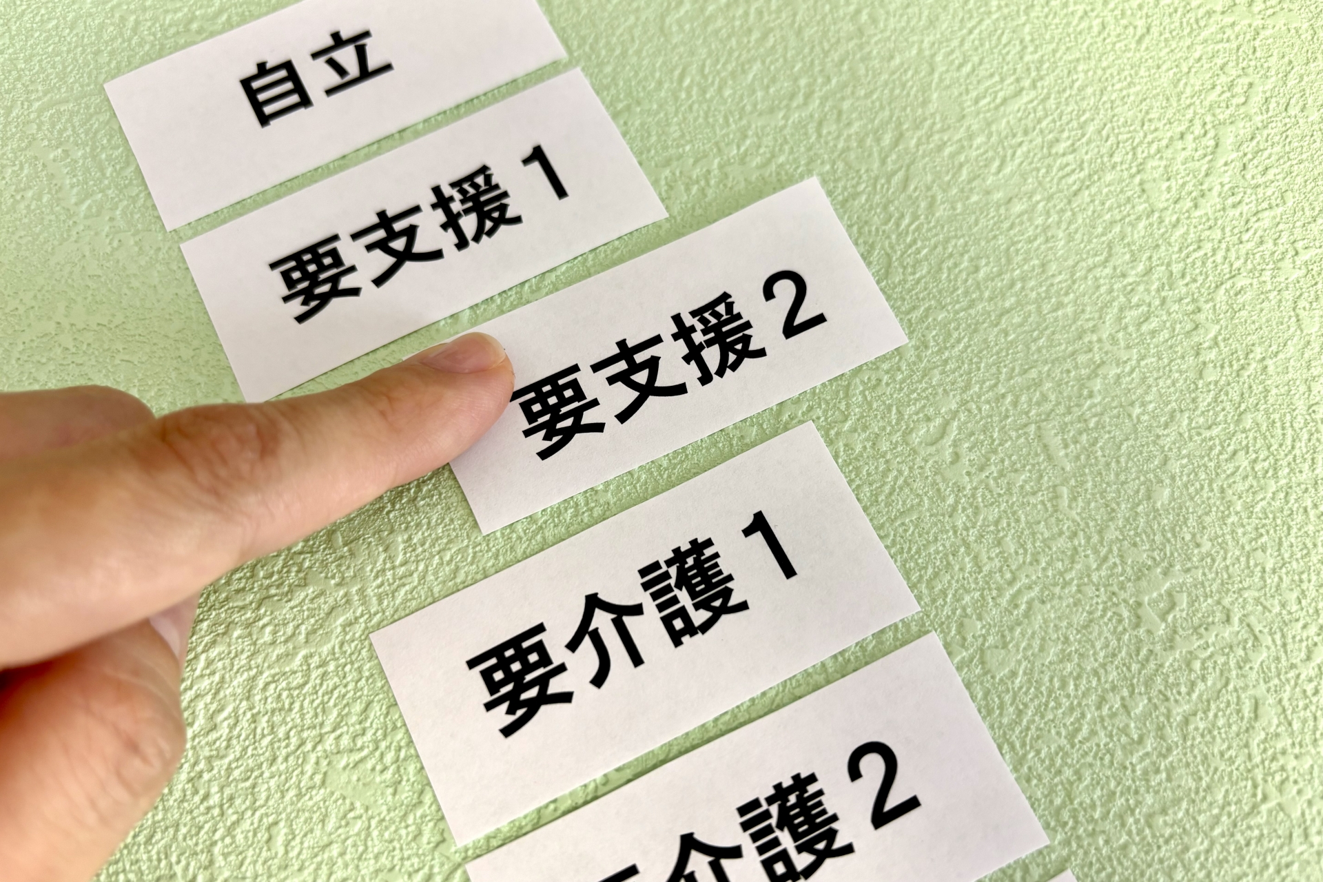 要介護認定　介護保険制度の要支援2